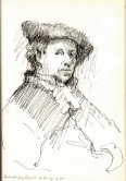 Self Portrait at the Age of 34 - Rembrandt van Rijn